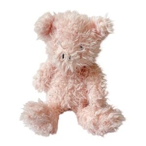 Jellycat London Angora Petunia Piglet Retired Pink Plush Stuffed Animal Toy Rare
